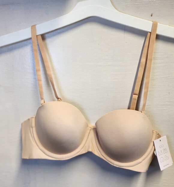 Auden Other - New Auden Women's Beige Underwire Lightly Line Bra Adjustable Straps Size 36A